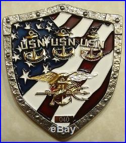 Seal Team 2 Chief's Mess ser#040 Navy Challenge Coin