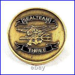 Seal Team 3 Naval Special Warfare Task Units 1/2/3 Navy Challenge Coin