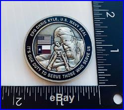 Seal Team 3 Navy Seals Chris Kyle Ck 2016 Memorial Sniper Nsw Cpo Challenge Coin