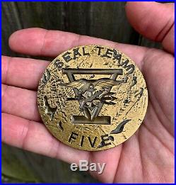 Seal Team 5 V Joint Response Force Plank Owner NSW Navy Seals CPO Challenge Coin