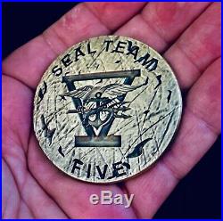 Seal Team 5 V SOTF-W Navy Seals Special Operations Task Force CPO Challenge Coin