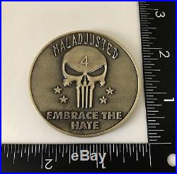 Seal Team Navy Seals Special Warfare 4 Nsw Punisher Challenge Coin Kyle Non Cpo