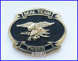 Seal Team Three / Nsw / Cpo Mess Coin/ #703 / Navy Chief