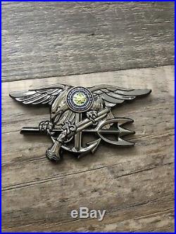 Seal Team Usn Naval Special Warfare Group 2 Trident Challenge Coin Serialized