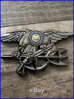 Seal Team Usn Naval Special Warfare Group 2 Trident Challenge Coin Serialized