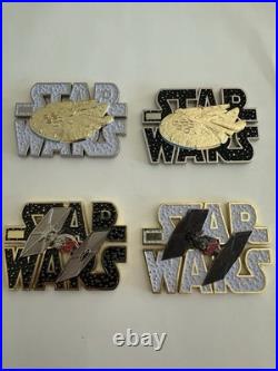 Set Of 4 Star Wars USN Challenge Coins See Photos