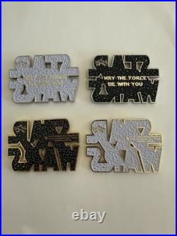 Set Of 4 Star Wars USN Challenge Coins See Photos