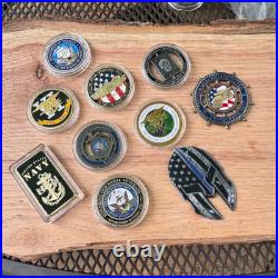 Set of 10 Navy Challenge Coin set 1 Low Price Set of 10 Navy Challenge Coin set 1 Low Price
