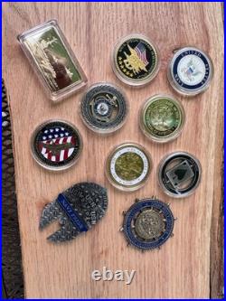 Set of 10 Navy Challenge Coin set 1 Low Price Set of 10 Navy Challenge Coin set 1 Low Price