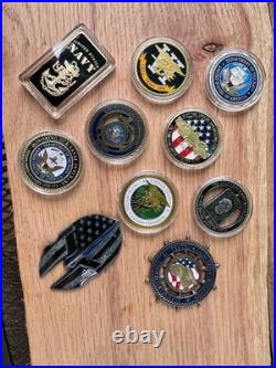 Set of 10 Navy Challenge Coin set 1 Low Price Set of 10 Navy Challenge Coin set 1 Low Price
