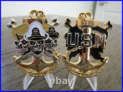 Set of 6 USN Chief Petty Officers CPO Goat Locker Challenge Coins