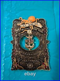 Shiny El Nueve navy challenge coin