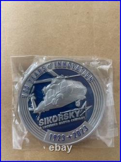 Sikorsky 100 years of Innovations Medal COIN BLACKHAWK Military ARMY NAVY