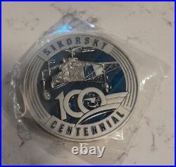 Sikorsky 100 years of Innovations Medal COIN BLACKHAWK Military ARMY NAVY