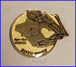 Sniper Chris Kyle SEAL Team 3/8 Last Deployment SOTF-W 2008 Navy Challenge Coin