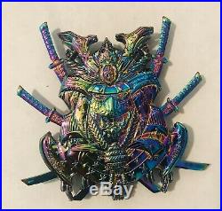 Sought After-Rainbow Japanese Samurai Navy Chief/CPO Challenge Coin-Only 25 Made