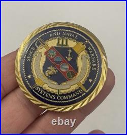 Space And Naval Warfare Systems Navy USN TEAM SPAWAR 2 Challenge Coin