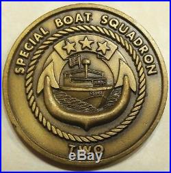 Special Boat Squadron 2 / Two Little Creek Navy Challenge Coin / Warfare / SEAL