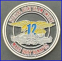 Special Boat Team 12 Challenge Coin Medal Token SBT-12 Navy Warfare CT-3