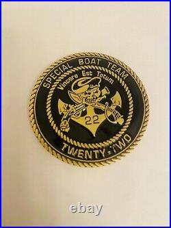 Special Boat Team Twenty-Two 22 Naval Special Warfare Seal Navy Challenge Coin
