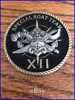 Special Boat Team XII 12 Navy SEALs NSW Coronado Boat Guys REAL Challenge Coin