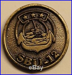 Special Boat Unit SBU-12 God Country & Fast Boats Navy Challenge Coin