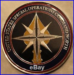 Special Operations Command North RADM Kerry Metz Navy SEAL Challenge Coin