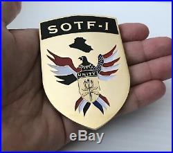Special Operations Task Force Iraq Sotf-1 Navy Seals Team Marines Challenge Coin