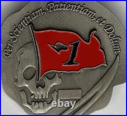 Special Reconnaissance Team One SEALs 2006 Silver Toned Navy Challenge Coin