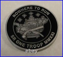 Special Reconnaissance Team One SRT-1 Troop 1 Viking SEAL Navy Challenge Coin BK