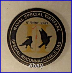 Special Reconnaissance Team SRT-2 SEAL Double Raven UAS Navy Chip Challenge Coin