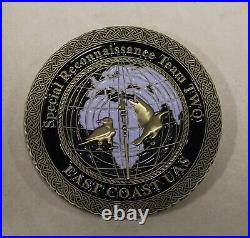 Special Reconnaissance Team Two SRT-2 SEAL Double Raven UAS Navy Challenge Coin