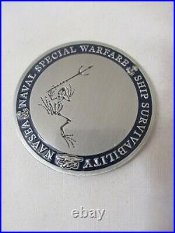 Special Warfare Combatant Craft Mark 1 Navy Ship Survivability Challenge Coin