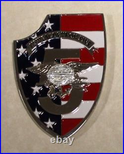 Special Warfare DEVGRU SEAL Team 6 Silver Sq TACDEVRON-5 Navy Challenge Coin
