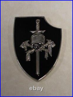 Special Warfare DEVGRU SEAL Team 6 Silver Sq Type-1 Num VI Navy Challenge Coin