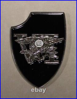 Special Warfare DEVGRU SEAL Team 6 Silver Sq Type-2 Num VI Navy Challenge Coin