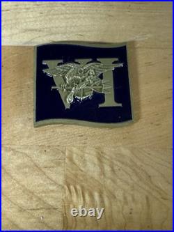 Special Warfare DEVGRU SEAL Team 6 Six Blue Squadron Tier-1 Navy Challenge Coin