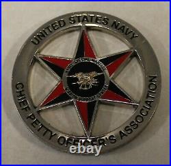 Special Warfare Group 10 Mission Support Center Navy SEAL Chief Challenge Coin