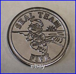 Special Warfare SEAL Team 5 / Five 3 Troop I Platoon Navy Challenge Coin Five