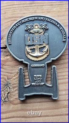 Star Trek Cpo Challenge Coin Us Navy Cmc Cmdcm Rare Chief Petty Officer