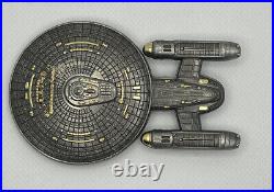Star Trek Space Ship USS Enterprise CVN-65 Navy CPO CHIEF Mess Challenge Coin
