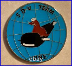 Sub / SEAL Delivery Vehicle Team One SDVT-1 Intelligence N2 Navy Challenge Coin