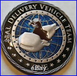 Sub SEAL Delivery Vehicle Team One SDVT-1 Sea Warriors Navy Challenge Coin