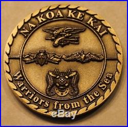 Sub / SEAL Delivery Vehicle Team One SDVT-1 Warrior From Sea Navy Challenge Coin