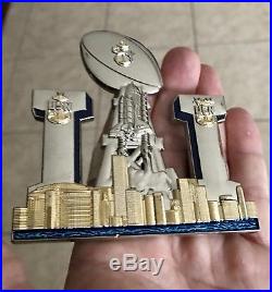 Super Bowl 51 LI Houston Texas Chief Cpo Navy Challenge Coin Patriots Tom Brady