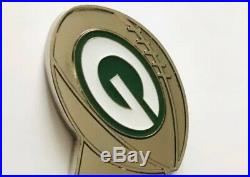 Super Bowl Lombardi Trophy USS GREEN BAY PACKERS Navy Ship CPO Challenge Coin