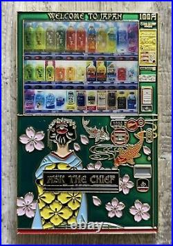 Super LIMITED USN Chiefs Challenge Coin Green Vending Machine Japanese Style