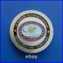 Super Rare Navy Coin Uss Ronald Reagan Cvn76 Chief Petty Officer's Mess 76 Look
