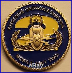 Task Force Troy Explosive Ordnance Disposal Mobile Unit 2 Navy Challenge Coin