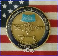 Thomas Hudner Captain Navy Korea Medal Of Honor Challenge Coin #6406